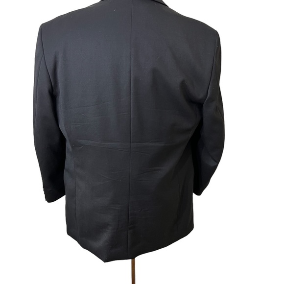 Jones New York Fine Worsted Wool Tuxedo Blazer Stunning, Size 48R - Picture 4 of 5